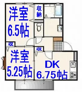 サンビレッジ花垣A【2階】の間取り