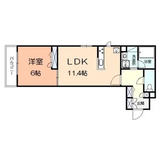 神奈川県厚木市旭町5【マンション】の間取り