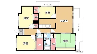 大阪府豊中市西緑丘2【マンション】の間取り