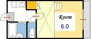サニーハイム【2階】の間取り