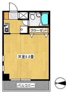 ブールヴァル南林間【3階】の間取り