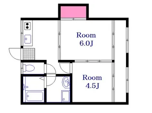 マンション福助【5階】の間取り