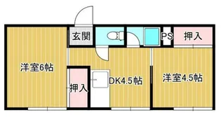 グリーンハイツ【2階】の間取り
