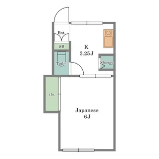 サニーマイホーム【2階】の間取り