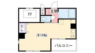 レザムルーズ西宮【10階】の間取り