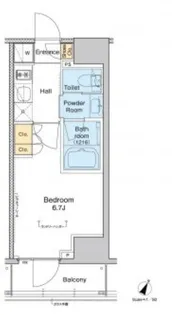 東京都品川区平塚2【マンション】の間取り