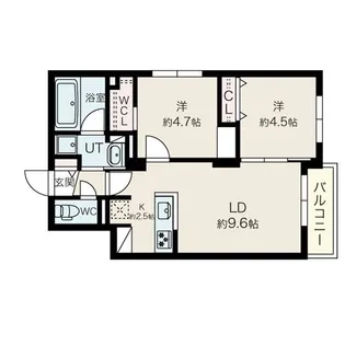 北海道札幌市西区発寒三条2【マンション】の間取り
