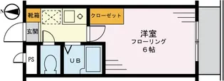 クレール三輪【3階】の間取り