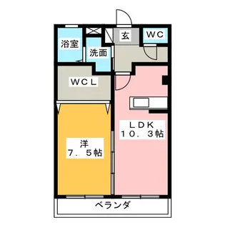 サンハイツ小池【2階】の間取り