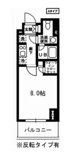レジディア杉並方南町【1階】の間取り