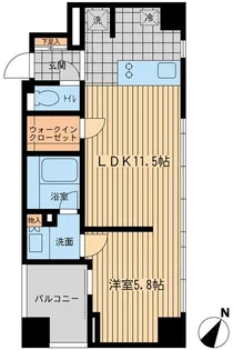 東京都中央区勝どき2【マンション】の間取り