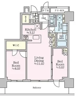 THE TOWER JUJO (ザ・タワー十条)【28階】の間取り