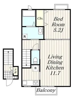 サンリットつきみ野【2階】の間取り
