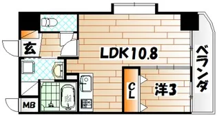 出屋敷館【4階】の間取り