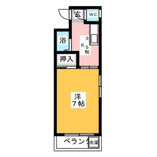 サンフォレスト【2階】の間取り
