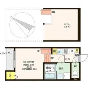 ソフィアK【1階】の間取り