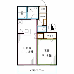 東京都杉並区成田西3【アパート】の間取り
