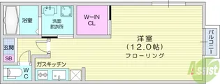 メゾン ド ピュア【1階】の間取り