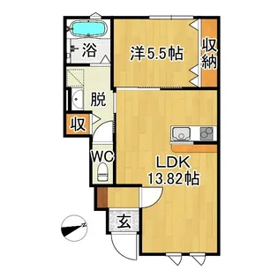 アネックス樹木【1階】の間取り