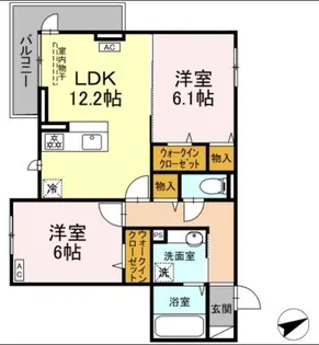 シャルマン・ソフィア【2階】の間取り