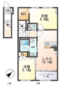 ラヴェルナ【2階】の間取り