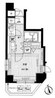 メインステージ大手町【8階】の間取り