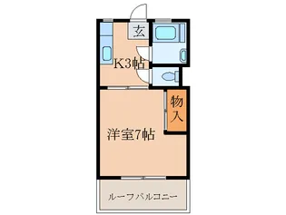 ミカボハイツ【3階】の間取り