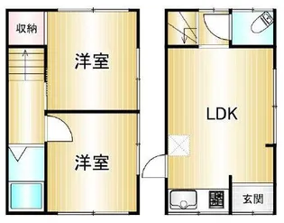 東京都江東区大島8【一戸建】の間取り