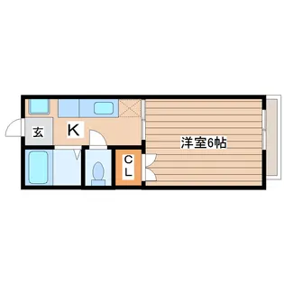 ジェミニハウス【2階】の間取り