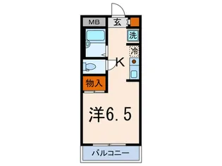 ベルトゥリ-ハイツ【1階】の間取り