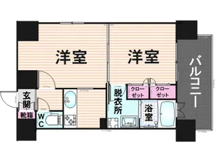 エンクレスト日赤通り【5階】の間取り