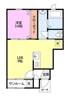 purimera関屋昭和町【1階】の間取り
