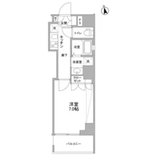 セルビシエ白金【4階】の間取り