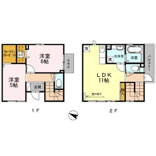 ソシア Iの間取り