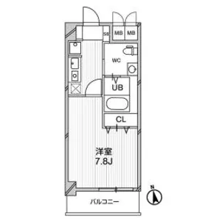 メゾン夕陽ヶ丘【3階】の間取り