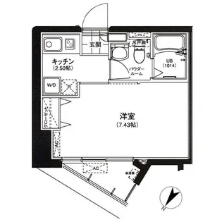 サウンドおしあげ【2階】の間取り