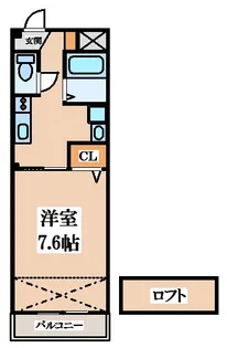 ハイツレバランス【4階】の間取り