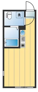 エンシ・タロ 街灯りと白いキャンバス【2階】の間取り