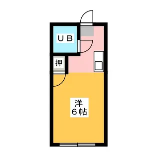 小川ハイツ【1階】の間取り