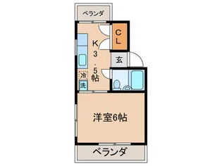 プチメゾン【3階】の間取り