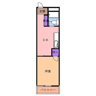 メゾン千里【4階】の間取り