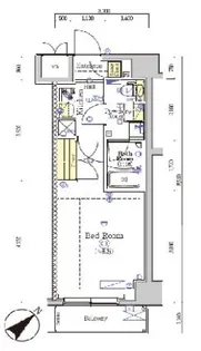 SHOKEN Residence八王子【4階】の間取り
