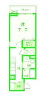グランツ・シラネ【1階】の間取り