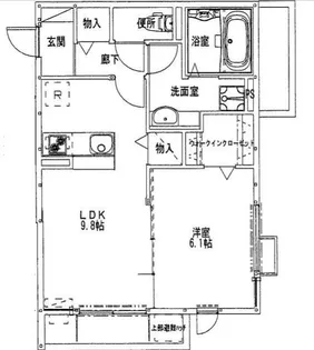 セジュール三和【2階】の間取り
