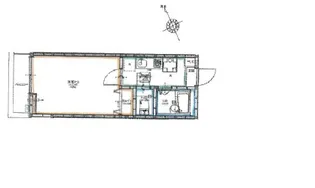 アドバンステージ岡沢【1階】の間取り
