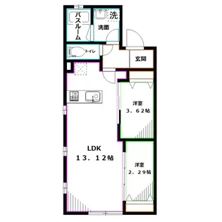 PRATIQUE西荻窪の間取り