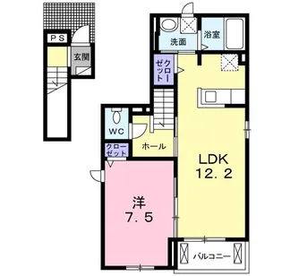 ミヤビII【2階】の間取り