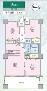 PJ TREE NEST【5階】の間取り