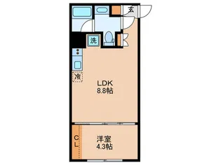 EDIT品川戸越【1階】の間取り