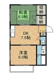 ジョイフル中町【2階】の間取り